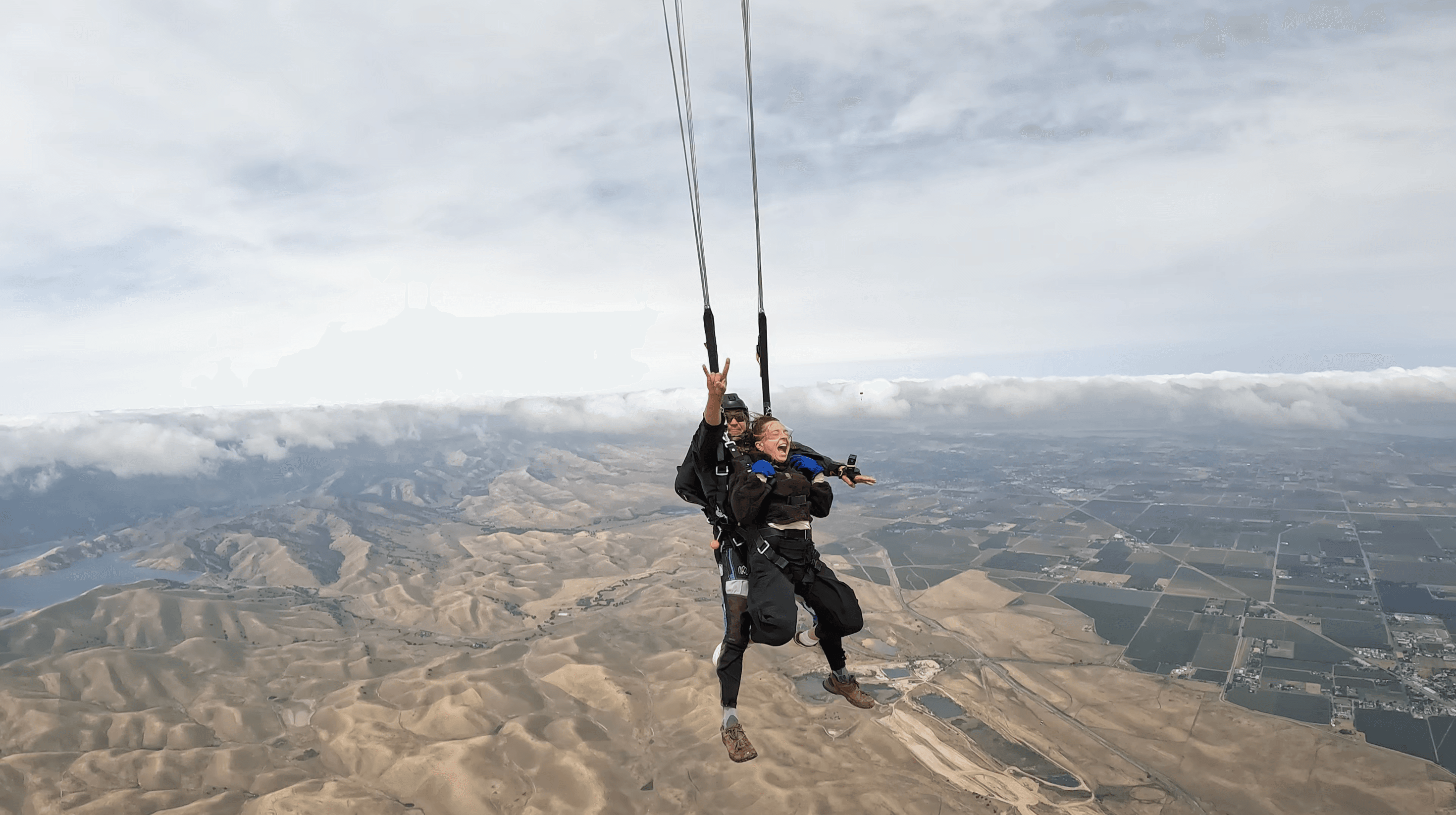 Skydivers at Bay Area Skydiving in Byron, California