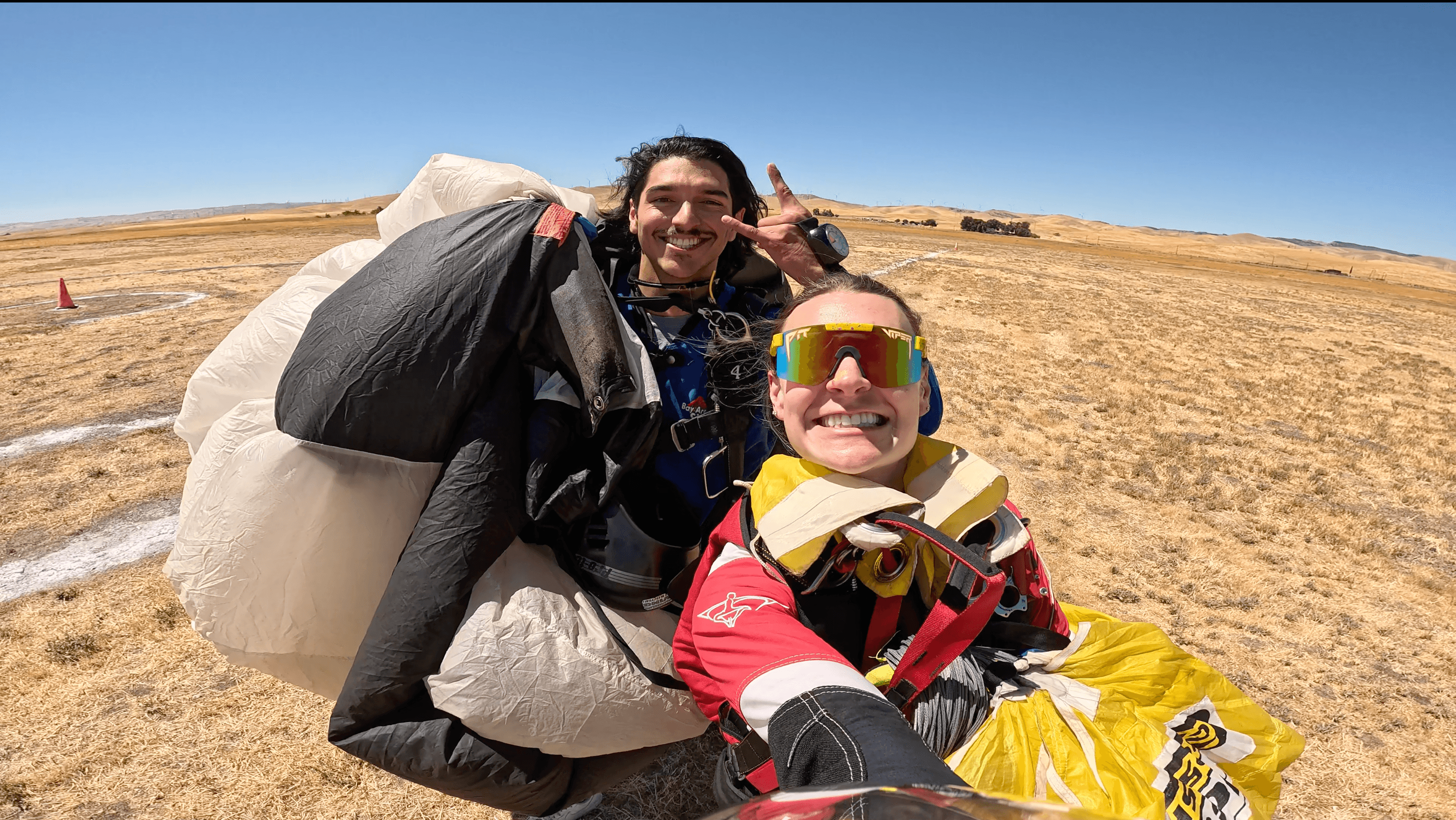 AFF student ready to continue skydiving training
