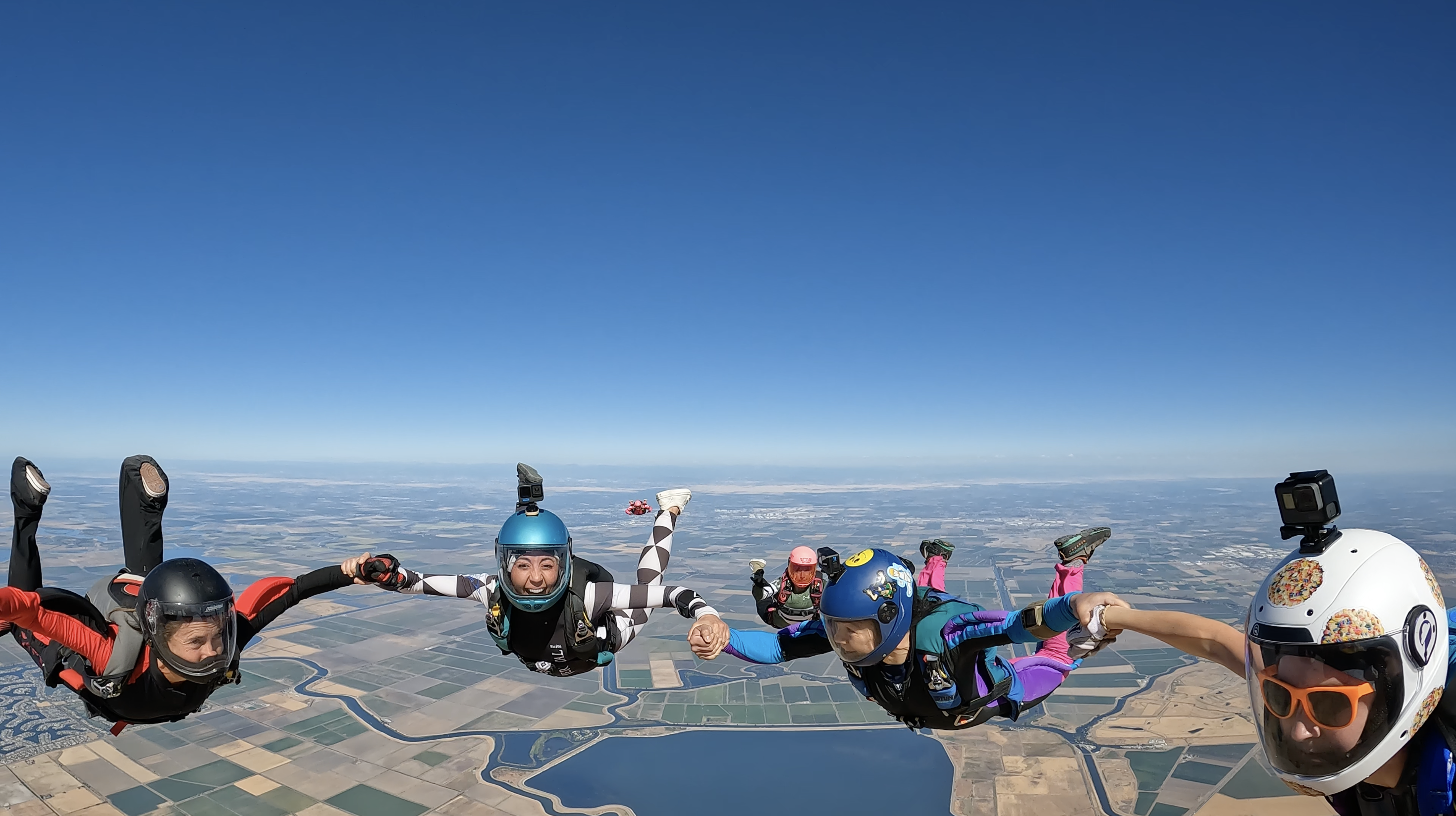 Formation skydiving